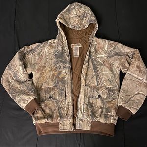 Russell Outdoors camo jacket kids Xl